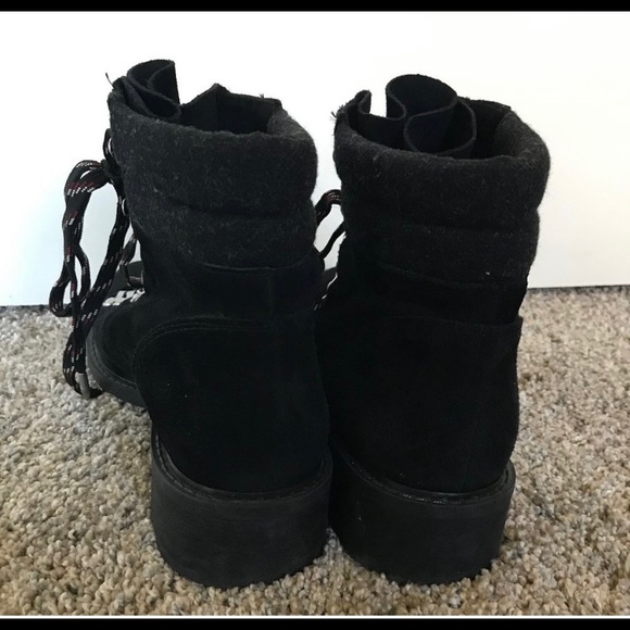 Sam Edelman Darrah Lace Up Ankle Combat Boots - Picture 4 of 4